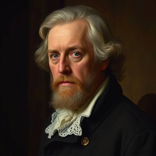 Retrato de John Howard, reformador penitenciario inglés del siglo XVIII, quien abogó por la mejora de las condiciones de las prisiones.